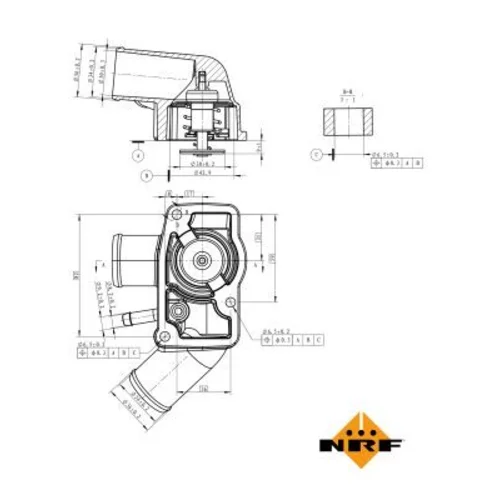 Termostat chladenia NRF 725010 - obr. 4