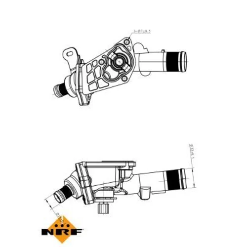 Termostat chladenia NRF 725078 - obr. 4