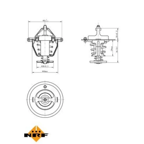 Termostat chladenia NRF 725087 - obr. 4