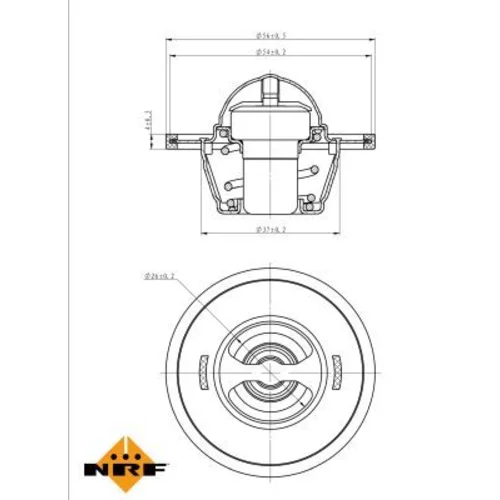 Termostat chladenia 725156 /NRF/ - obr. 4