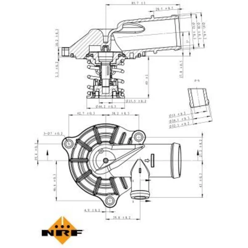 Termostat chladenia 725221 /NRF/ - obr. 4