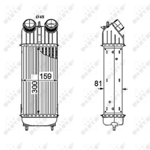 Chladič plniaceho vzduchu NRF 30196 - obr. 4