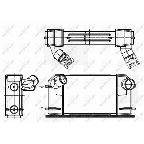 Chladič plniaceho vzduchu NRF 30355 - obr. 4