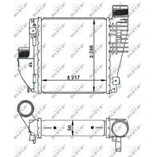 Chladič plniaceho vzduchu NRF 30924 - obr. 4