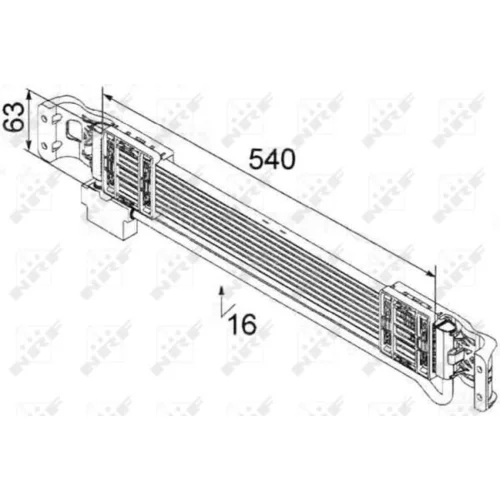 Chladič oleja automatickej prevodovky 31232 /NRF/ - obr. 4