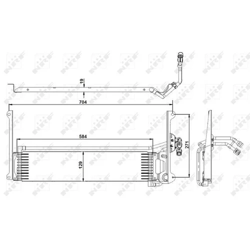 Chladič oleja automatickej prevodovky NRF 31360 - obr. 1