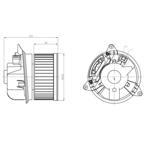 Vnútorný ventilátor NRF 34271 - obr. 4