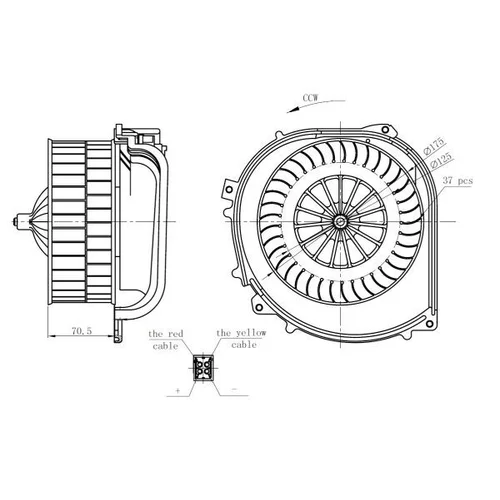 Vnútorný ventilátor NRF 34282 - obr. 4