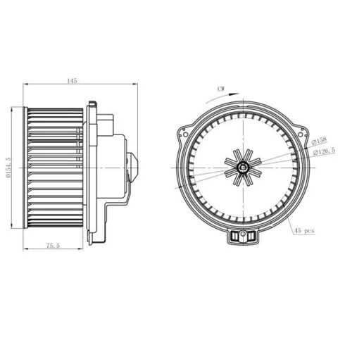 Vnútorný ventilátor NRF 34294 - obr. 4