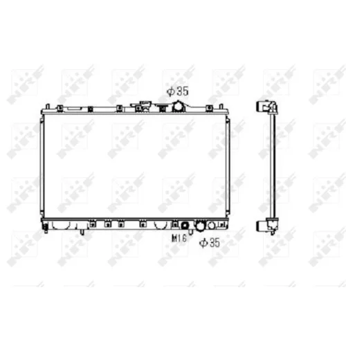 Chladič motora NRF 516658 - obr. 4