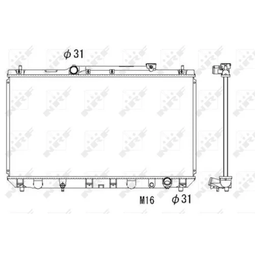 Chladič motora NRF 53307 - obr. 4