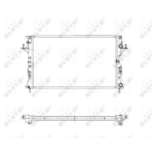 Chladič motora NRF 58319 - obr. 3