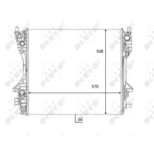 Chladič motora NRF 59060 - obr. 4