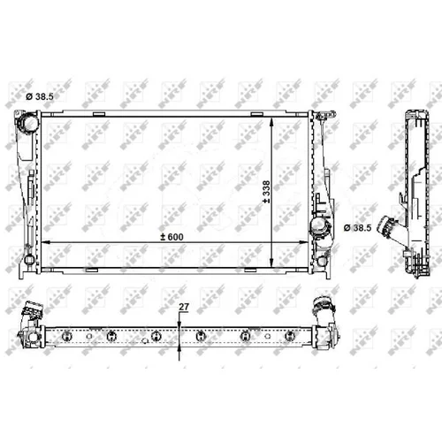 Chladič motora NRF 59210 - obr. 4