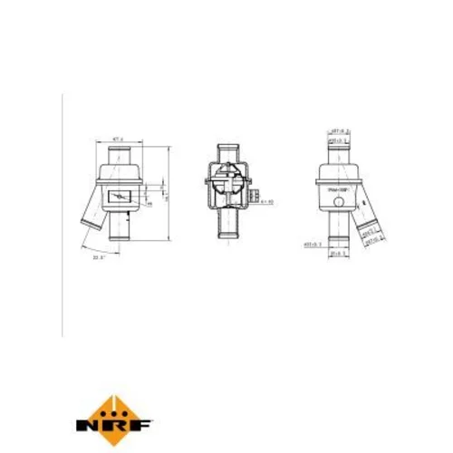 Termostat chladenia NRF 725018