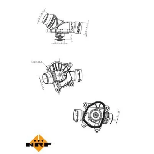 Termostat chladenia NRF 725041 - obr. 4