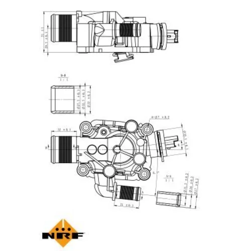 Termostat chladenia NRF 725081 - obr. 4