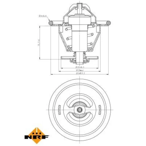 Termostat chladenia NRF 725202 - obr. 4