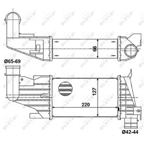 Chladič plniaceho vzduchu NRF 30258 - obr. 4