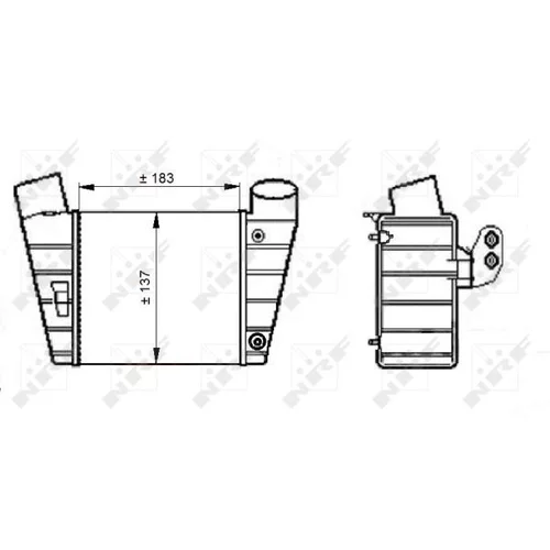 Chladič plniaceho vzduchu NRF 30544 - obr. 4