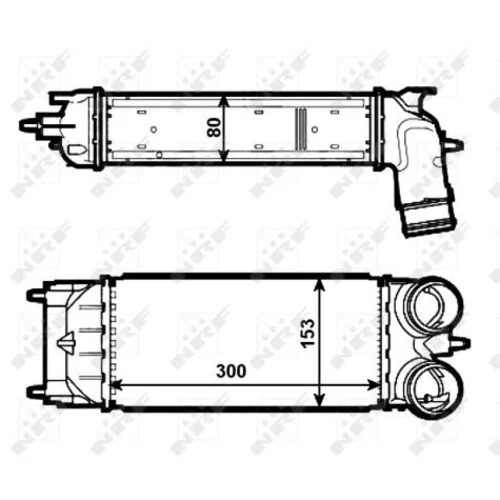 Chladič plniaceho vzduchu NRF 30548 - obr. 4