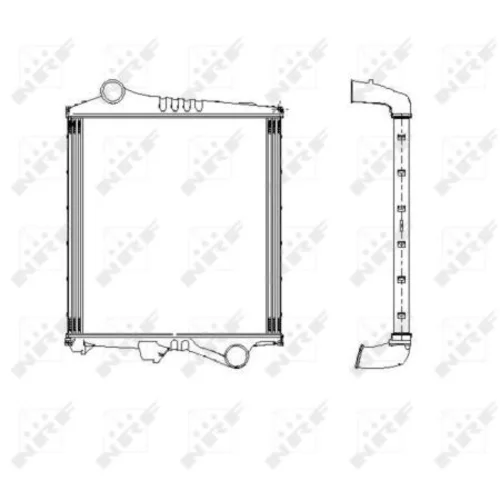 Chladič plniaceho vzduchu NRF 309304 - obr. 4