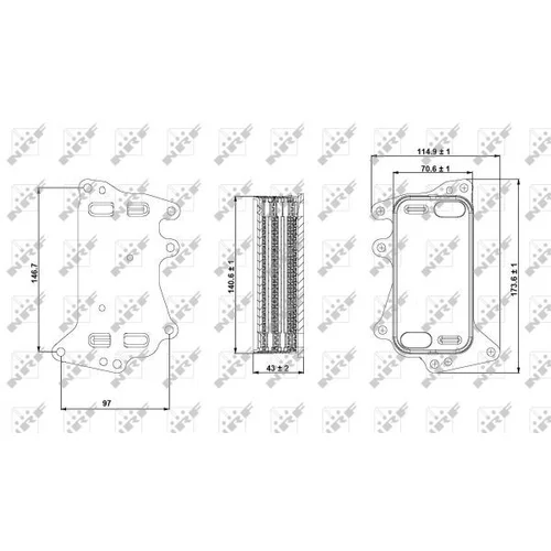 Chladič oleja automatickej prevodovky NRF 31282 - obr. 9