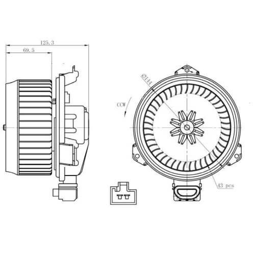 Vnútorný ventilátor NRF 34268 - obr. 4