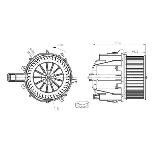 Vnútorný ventilátor NRF 34285 - obr. 4