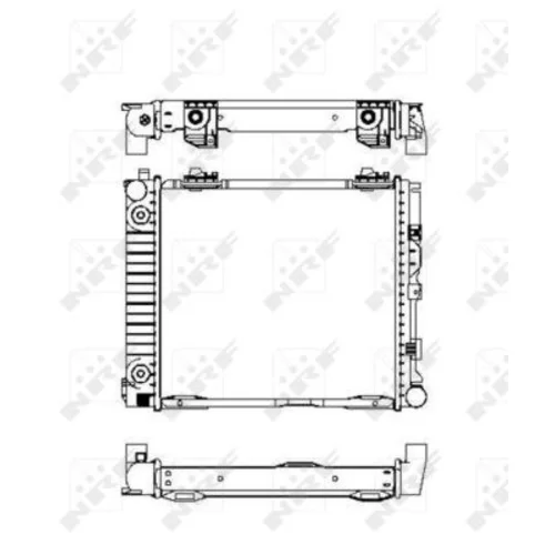 Chladič motora 507676 /NRF/ - obr. 3