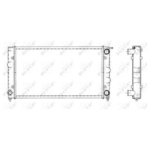 Chladič motora NRF 509501 - obr. 4