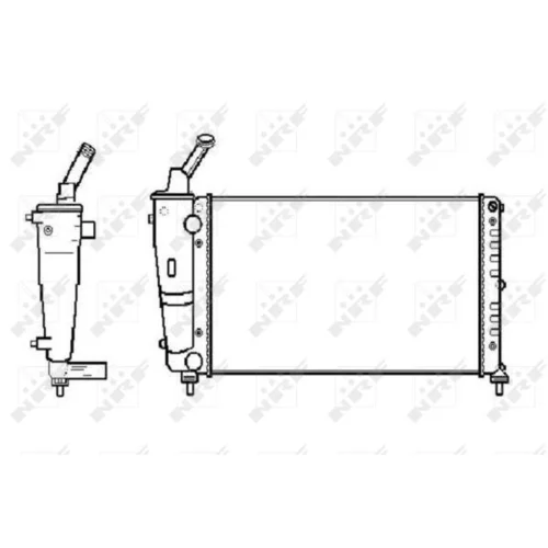 Chladič motora NRF 53619 - obr. 3