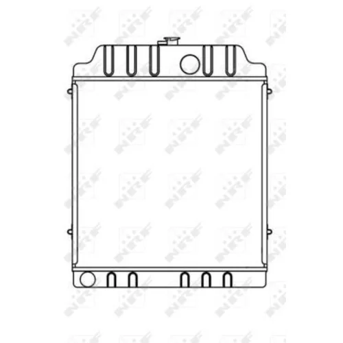 Chladič motora NRF 53655 - obr. 4