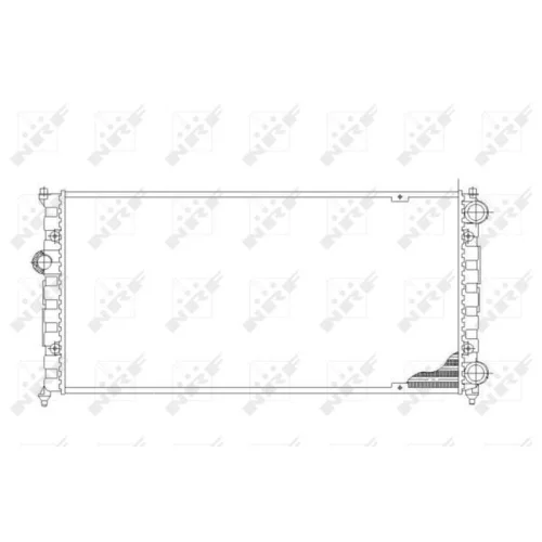 Chladič motora NRF 54687 - obr. 3