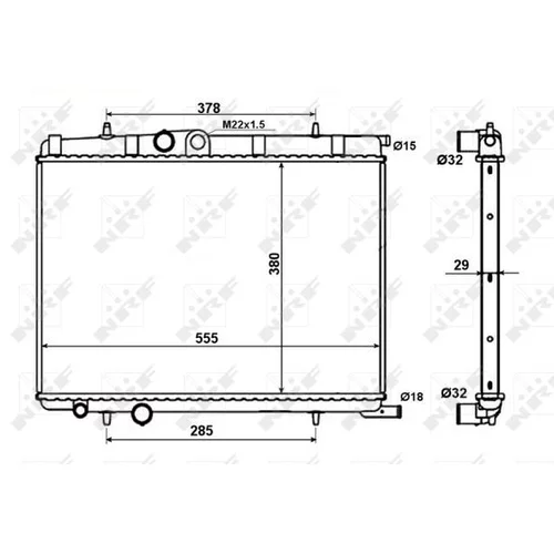 Chladič motora NRF 56021 - obr. 4