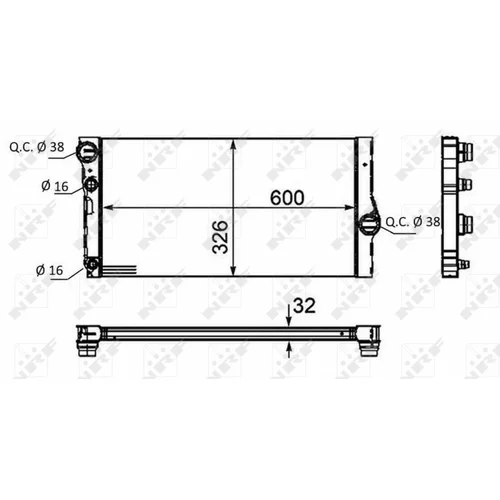 Chladič motora NRF 58466 - obr. 4