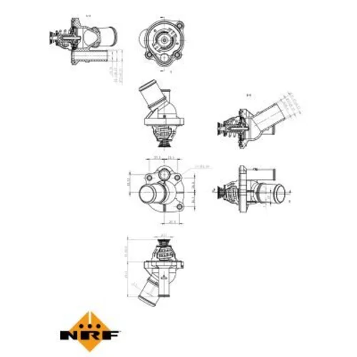 Termostat chladenia 725000 /NRF/ - obr. 4