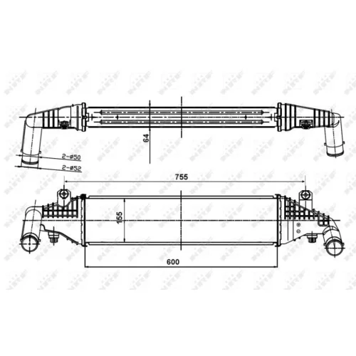 Chladič plniaceho vzduchu NRF 30364 - obr. 4