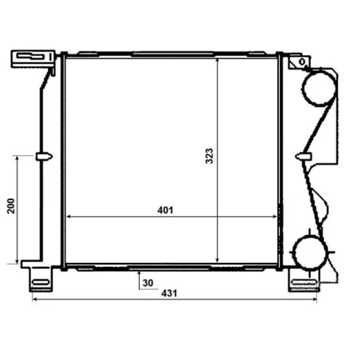 Chladič plniaceho vzduchu NRF 30477 - obr. 4