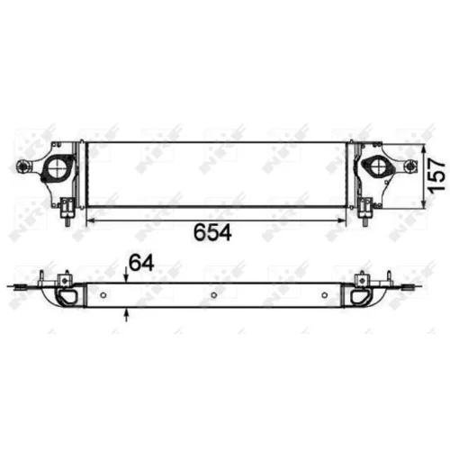 Chladič plniaceho vzduchu 30510 /NRF/ - obr. 4