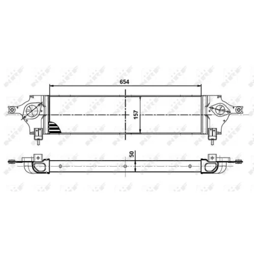 Chladič plniaceho vzduchu NRF 30513 - obr. 4