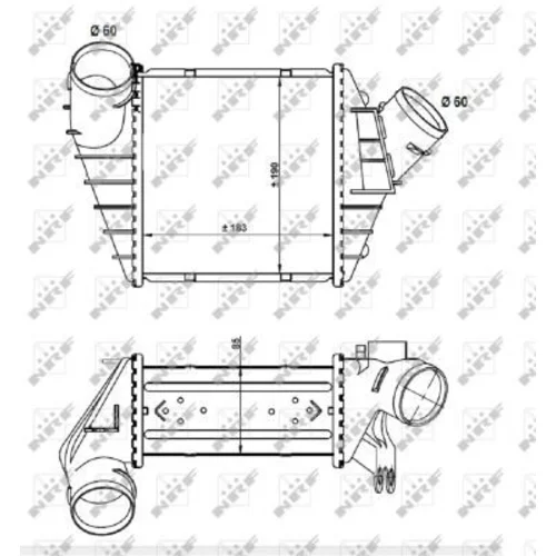 Chladič plniaceho vzduchu NRF 30848 - obr. 4