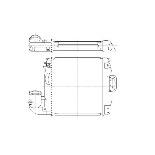 Chladič plniaceho vzduchu NRF 309094 - obr. 4