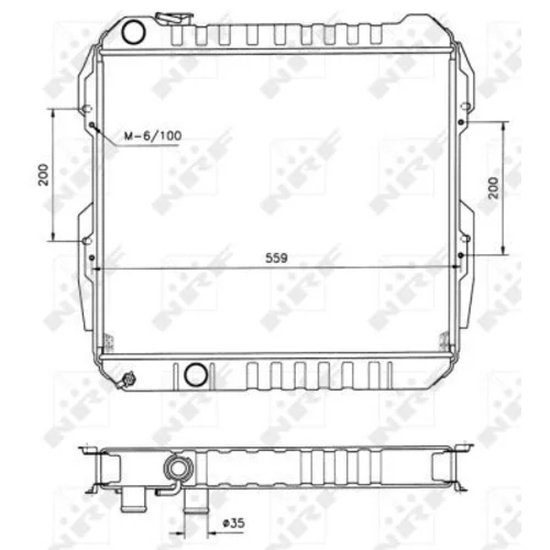 Chladič motora NRF 506724 - obr. 4