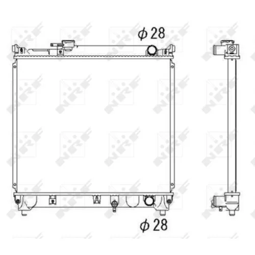 Chladič motora NRF 53279 - obr. 3