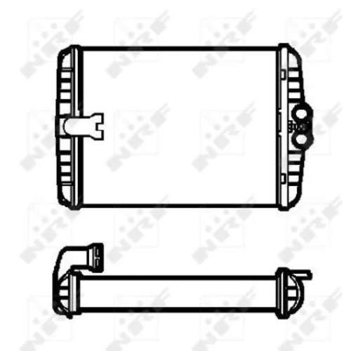 Výmenník tepla vnútorného kúrenia NRF 53552 - obr. 4