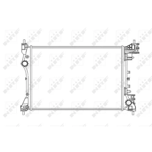Chladič motora NRF 53834