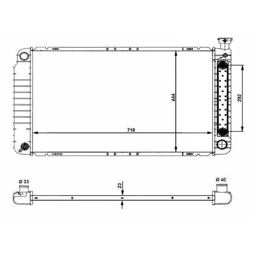 Chladič motora NRF 56012 - obr. 4