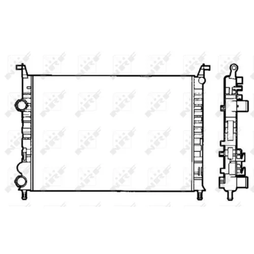 Chladič motora NRF 58195
