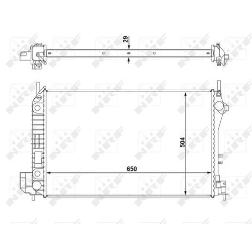 Chladič motora NRF 58294 - obr. 4